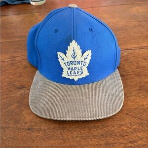 Toronto Maple Leafs Blue and Gray Cap